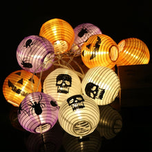 Load image into Gallery viewer, 1 Set Pumpkin 10 LED String Lights Halloween