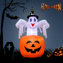 Load image into Gallery viewer, Halloween Inflatable Pumpkin Outdoor Scary Decoration Halloween Party Inflatable Blow in Pumpkin Up Inflatable Witch