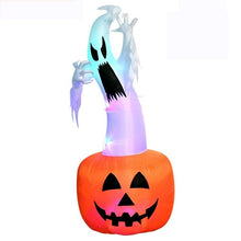 Load image into Gallery viewer, Halloween Inflatable Pumpkin Outdoor Scary Decoration Halloween Party Inflatable Blow in Pumpkin Up Inflatable Witch