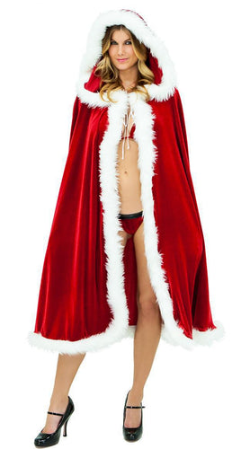 Sexy Women Cape Christmas Costume