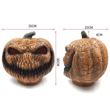 Load image into Gallery viewer, Horrible Evil Pumpkin Light Battery Powered Lamp