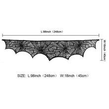 Load image into Gallery viewer, Halloween Party Decor Cobweb Fireplace