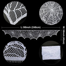 Load image into Gallery viewer, Halloween Party Decor Cobweb Fireplace