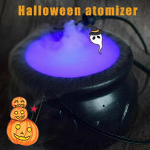 Load image into Gallery viewer, Halloween Witch Pot Smoke Machine LED