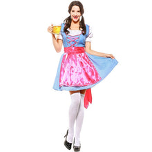 Load image into Gallery viewer, German Beer Girl Maid Plaid Oktoerfest