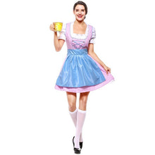 Load image into Gallery viewer, German Beer Girl Maid Plaid Oktoerfest