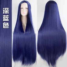 Load image into Gallery viewer, Pink Green Purple Black Wig 100CM/40" Synthetic Heat Resistant Fiber