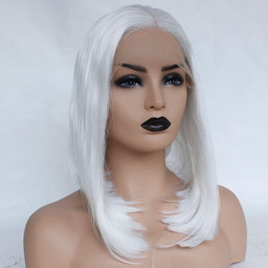 Snow White Synthetic Wigs Short Hair