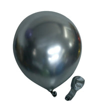 Load image into Gallery viewer, 10/20/30pcs 12inch Gold Sliver Black Metal Latex Balloons
