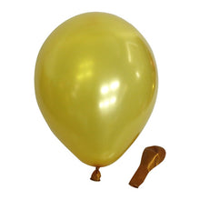Load image into Gallery viewer, 10/20/30pcs 12inch Gold Sliver Black Metal Latex Balloons