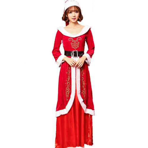 Christmas Queen Costume Santa Claus Costume