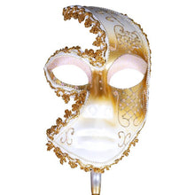 Load image into Gallery viewer, Adult Woman Half Face Halloween Mask