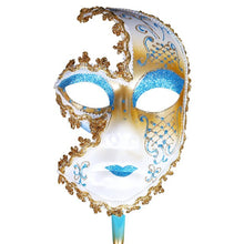 Load image into Gallery viewer, Adult Woman Half Face Halloween Mask