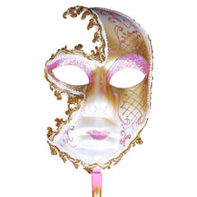 Load image into Gallery viewer, Adult Woman Half Face Halloween Mask