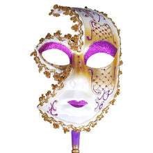 Load image into Gallery viewer, Adult Woman Half Face Halloween Mask
