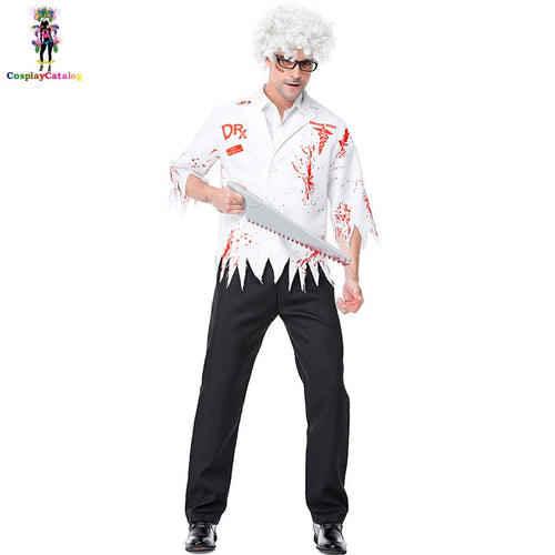 Zombie Doctor Cosplay Man's Halloween Costume