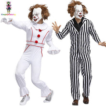 Load image into Gallery viewer, Adult Men Halloween Circus Clown Costume