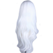 Load image into Gallery viewer, Yiyaobess 28inch Long Wavy White Cosplay Wig
