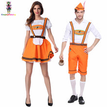 Load image into Gallery viewer, German Oktoberfest Couple Costumes