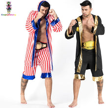 Load image into Gallery viewer, The Gold Belt Mens Boxing Costumes