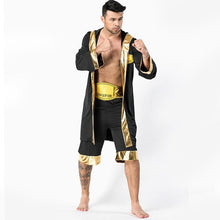 Load image into Gallery viewer, The Gold Belt Mens Boxing Costumes