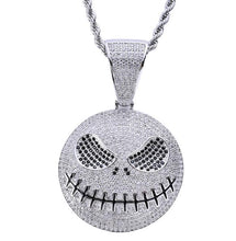 Load image into Gallery viewer, Halloween Gift Brass Ghost Charm Iced Out