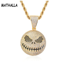 Load image into Gallery viewer, Halloween Gift Brass Ghost Charm Iced Out